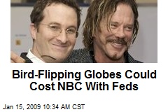 Bird-Flipping Globes Could Cost NBC With Feds