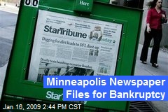 Minneapolis Newspaper Files for Bankruptcy