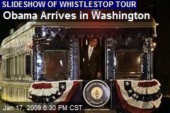 Obama Arrives in Washington