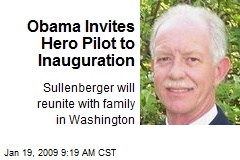 Obama Invites Hero Pilot to Inauguration