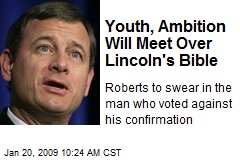 Youth, Ambition Will Meet Over Lincoln's Bible