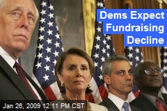 Dems Expect Fundraising Decline