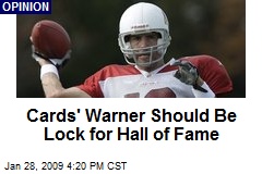 Cards' Warner Should Be Lock for Hall of Fame