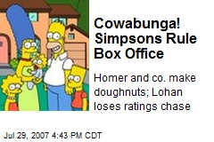 Cowabunga! Simpsons Rule Box Office