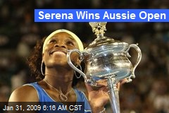Serena Wins Aussie Open