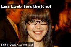 Lisa Loeb Ties the Knot