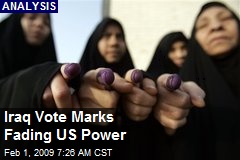 Iraq Vote Marks Fading US Power