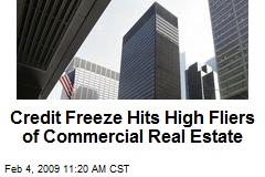 Credit Freeze Hits High Fliers of Commercial Real Estate