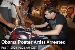 Obama Poster Artist Arrested