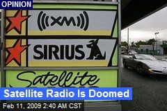 Satellite Radio Is Doomed