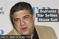 Sopranos Star Settles Abuse Suit