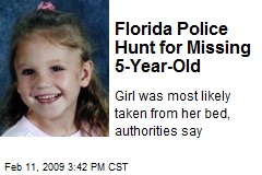 Florida Police Hunt for Missing 5-Year-Old