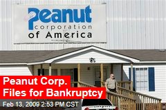 Peanut Corp. Files for Bankruptcy