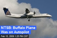 NTSB: Buffalo Plane Was on Autopilot