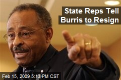 State Reps Tell Burris to Resign