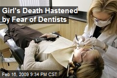 Girl's Death Hastened by Fear of Dentists