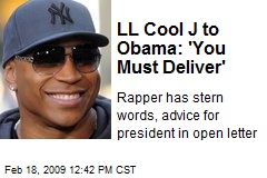 LL Cool J to Obama: 'You Must Deliver'