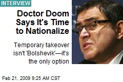 Doctor Doom Says It's Time to Nationalize