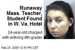 Runaway Mass. Teacher, Student Found in W. Va. Hotel