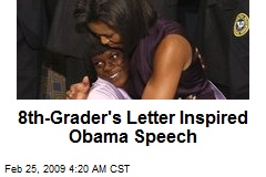 8th-Grader&#39;s Letter Inspired Obama Speech