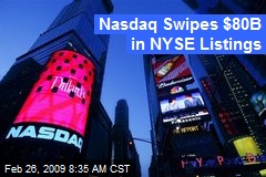 Nasdaq Swipes $80B in NYSE Listings