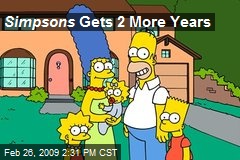 Simpsons Gets 2 More Years