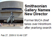 Smithsonian Gallery Names New Director
