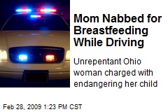 Mom Nabbed for Breastfeeding While Driving