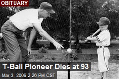 T-Ball Pioneer Dies at 93