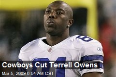Cowboys Cut Terrell Owens