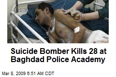 Suicide Bomber Kills 28 at Baghdad Police Academy