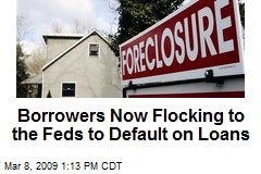 Borrowers Now Flocking to the Feds to Default on Loans