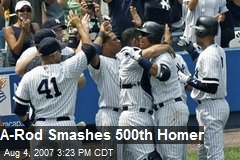 A-Rod Smashes 500th Homer