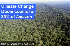 Climate Change Doom Looms for 85% of Amazon