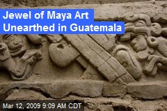 Jewel of Maya Art Unearthed in Guatemala