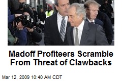 Madoff Profiteers Scramble From Threat of Clawbacks