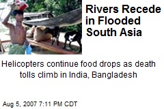 Rivers Recede in Flooded South Asia