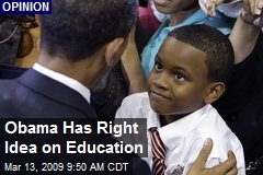 Obama Has Right Idea on Education