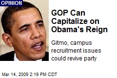 GOP Can Capitalize on Obama's Reign