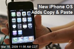 New iPhone OS Adds Copy &amp; Paste