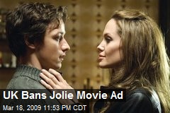 UK Bans Jolie Movie Ad