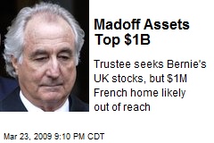 Madoff Assets Top $1B