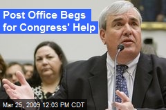 Post Office Begs for Congress' Help