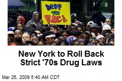 New York to Roll Back Strict '70s Drug Laws
