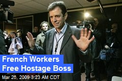 French Workers Free Hostage Boss