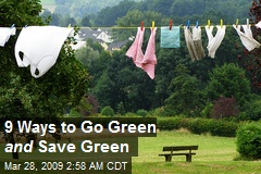 9 Ways to Go Green and Save Green