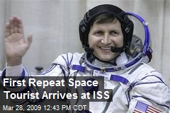 First Repeat Space Tourist Arrives at ISS