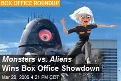 Monsters vs. Aliens Wins Box Office Showdown