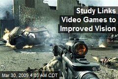 Study Links Video Games to Improved Vision
