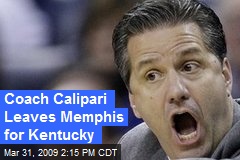 Coach Calipari Leaves Memphis for Kentucky